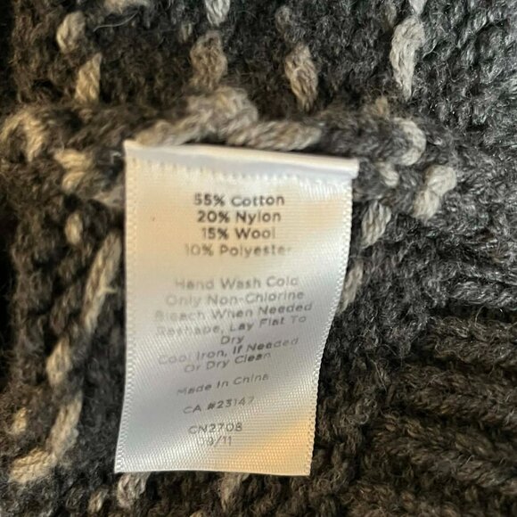 Talbots Women's Sweater is a fair Isle Full Zip Cardigan Sweater size large - Picture 5 of 7